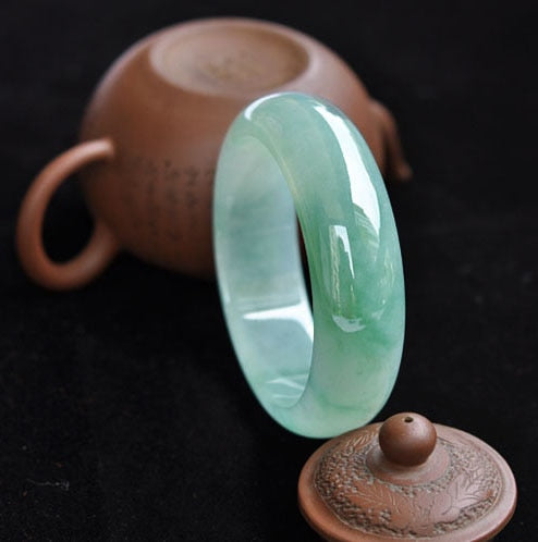 52-64mm Inner Diameter Grade A High Quality Natural Jade Bangles Fine Gemstone Jade Bracelet Jewelry For Women Gifts