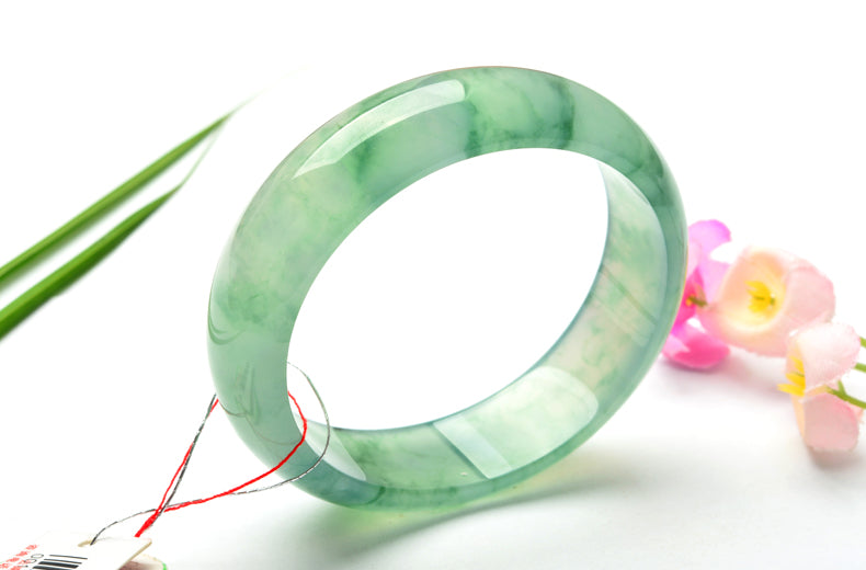53-70mm Inner Diameter Grade A High Quality Natural Jade Bangles Fine Gemstone Jade Bracelet Jewelry For Women Gifts