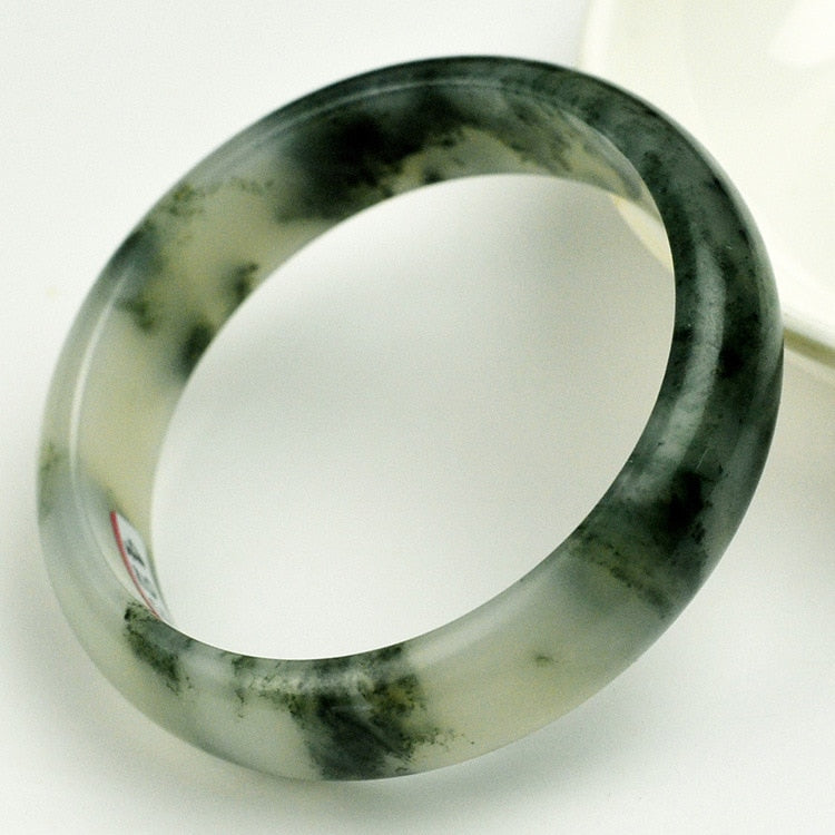 58-60mm Inner Diameter Grade A High Quality Natural Jade Bangles Fine Gemstone Jade Bracelet Jewelry For Women Gifts