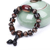 5A Natural Reiki Agate Chakra Bracelet Men Healing Balance Beads Reiki Buddha Prayer Yoga White Jade Charm Father Boyfriend Gift