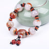 5A Natural Reiki Agate Chakra Bracelet Men Healing Balance Beads Reiki Buddha Prayer Yoga White Jade Charm Father Boyfriend Gift