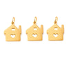 5Pcs/Lot Building Stainless Steel Cabin Home Creative House Charms Room Pendants Crafts DIY Jewelry Making Finding