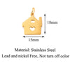 5Pcs/Lot Building Stainless Steel Cabin Home Creative House Charms Room Pendants Crafts DIY Jewelry Making Finding