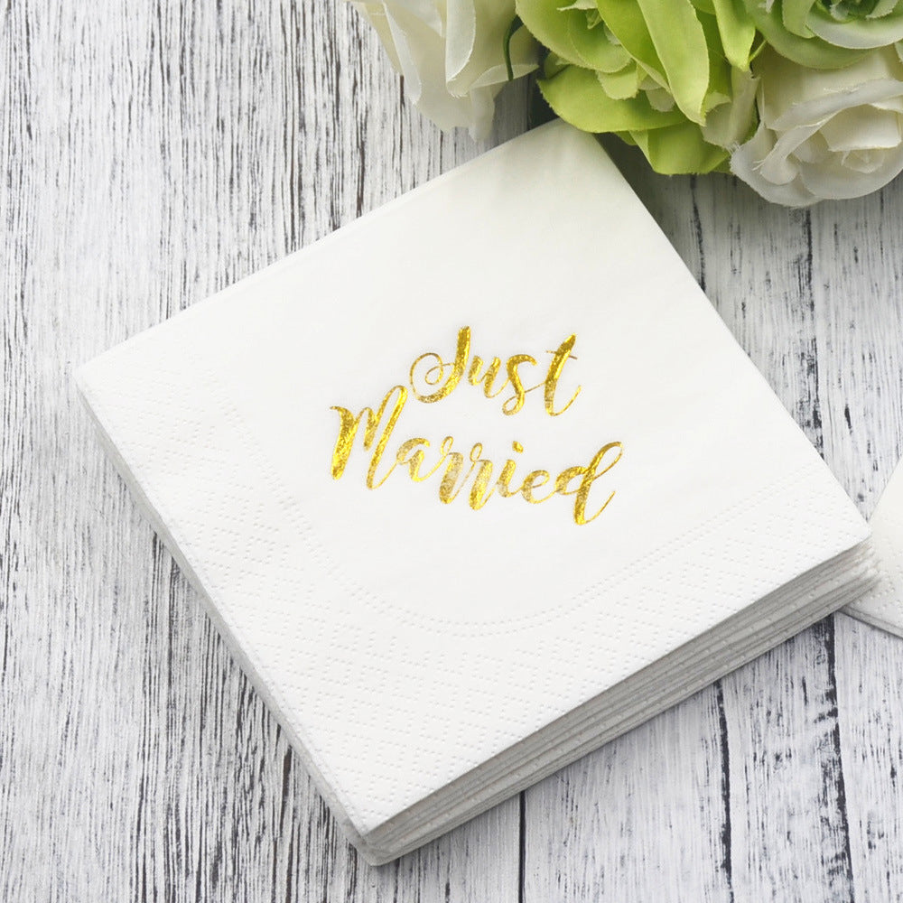 5lot disposable paper napkin, birthd party with paper towels at the wedding Restaurant