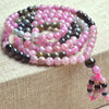 5mm 6mm Natural tourmaline 108pcs beads Bracelet Fine Beaded Bracelets Jewelry For women Gift with certificate Drop Shipping