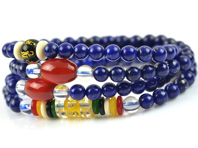 5mm Grade 3A Natural Lapis Bracelets Jewelry Fine Lapis 108pcs Beaded Jewelry Bracelets For Woman As Gifts,Can Drop Shipping