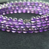 5mm Natural Amethyst Round beads Bracelet jewelry Fine Beaded Bracelets Jewelry For women Gift with certificate Drop Shipping