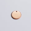 5pc Stainless Steel Round Blank Tag Pendants Charms Accessories Custom Logo Acceptable for DIY Necklace Bracelet Jewelry Making