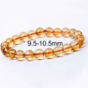 6-10mm Bright Citrine Bracelet Citrine Beads Natural Stone Bracelet Buddha Charms men's bracelets Bangles Jewelry Gift For Men