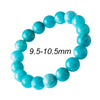 6-12mm Strand Bracelets For Women Amazonite Stone Beads Blue Unisex Bracelet Round Jewelry Making Mens Bracelets 2020 Fashion