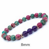 6/8/10mm Bead Natural Amethyst Bracelet Women Couple Natural Stone Bracelet Male Amethyst Mens Bracelets & Bangles