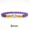 6/8/10mm Citrine Beads Bracelet Ladies Amethyst Natural Stone Bracelet For Men Rope Real Silver Bracelet For Women Hand