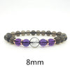 6/8/10mm Citrine Beads Bracelet Ladies Amethyst Natural Stone Bracelet For Men Rope Real Silver Bracelet For Women Hand