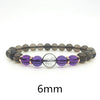 6/8/10mm Citrine Beads Bracelet Ladies Amethyst Natural Stone Bracelet For Men Rope Real Silver Bracelet For Women Hand