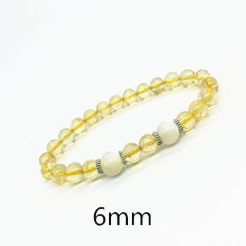 6/8/10mm Natural Citrine Beads Bracelet Women Citrine Natural Stone Bracelet Charms For Bracelet Femme Mens Jewellery