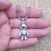 6 Styles Hiphop Vivid Handmade Robot Ethnic Sweater Claw Necklace Cool Punk Pendant Retro Long Female Birthday Gift CQ001-006