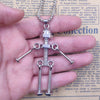 6 Styles Hiphop Vivid Handmade Robot Ethnic Sweater Claw Necklace Cool Punk Pendant Retro Long Female Birthday Gift CQ001-006