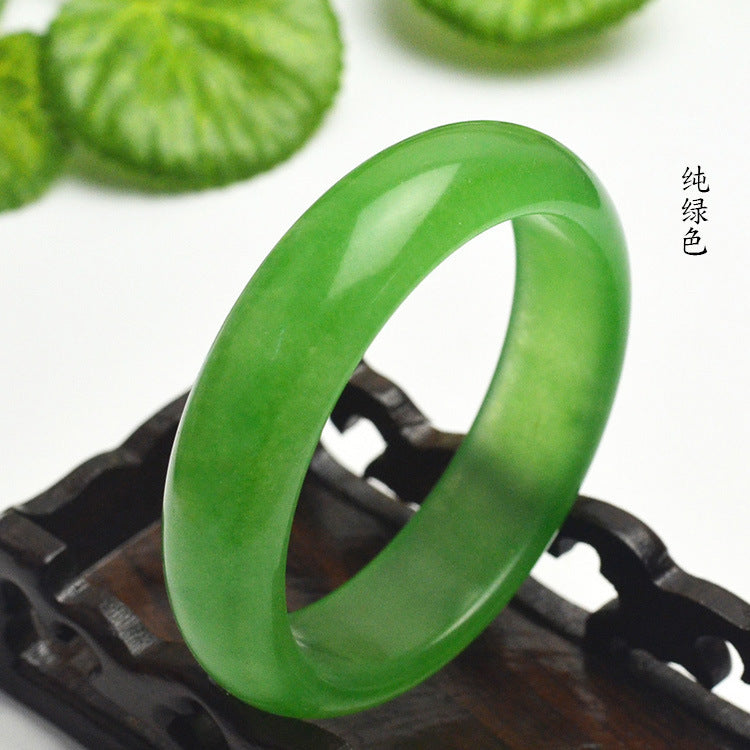 60-62mm Inner Diameter Grade A High Quality Natural Jade Bangles Fine Gemstone Jade Bracelet Jewelry For Women Gifts