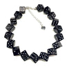 667E Colorful Acrylic Dice Beads Stretch Choker Funny Game Lucky Dice Necklace Women