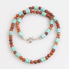 6MM brown stone bead Surfer Necklace for men tribal