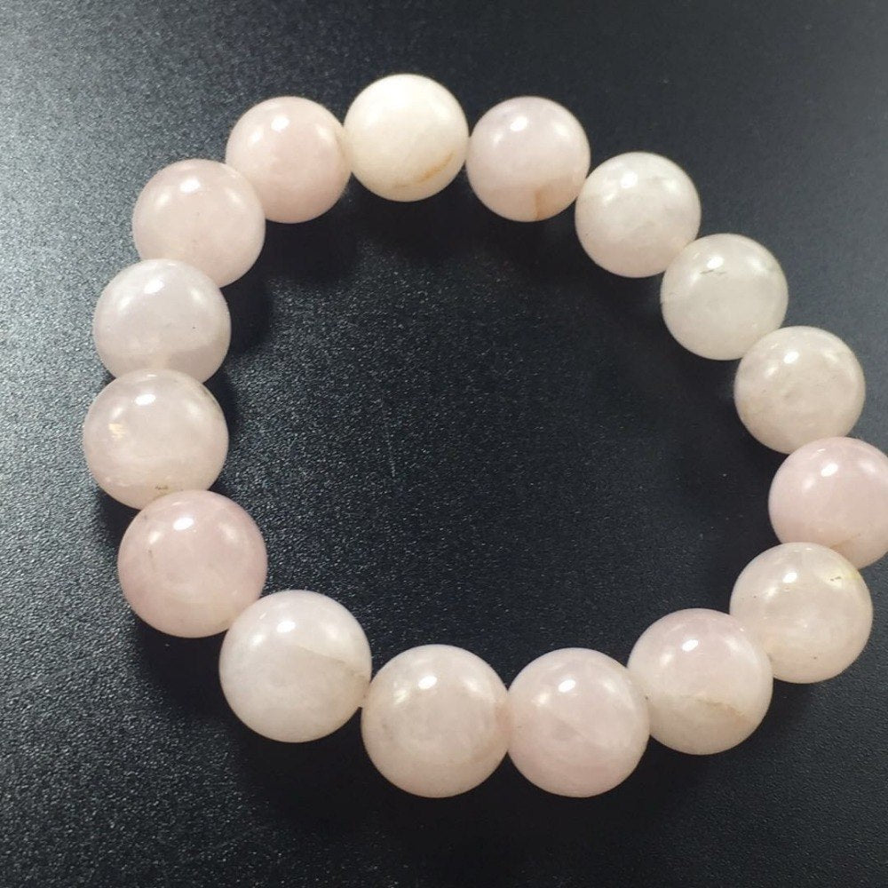 6PCS 10/12mm Pink Bracelet Women Bracelets Men Beads Yoga Jewelry Matte Natural Stone Chakras Bead Pulseira Feminina Lover Gift