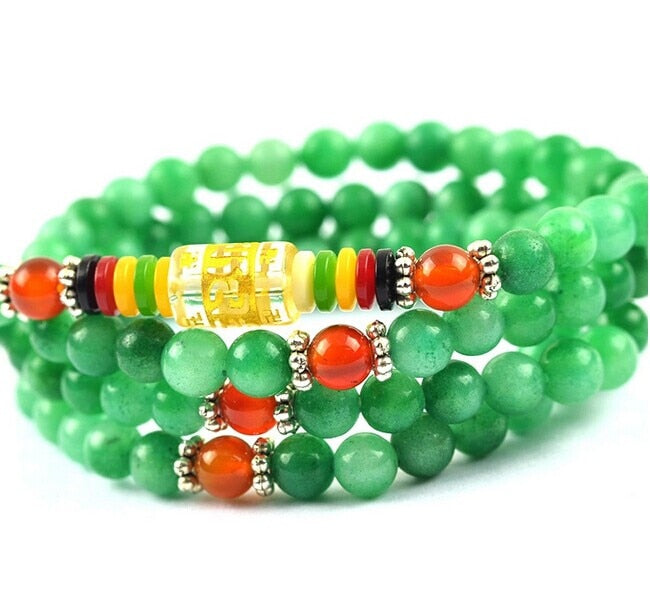 6mm Natural Cold Jade Bracelets Jewelry ,Fine Cold Jade 108pcs Beaded Jewelry Bracelets For Woman As Gifts,Can Drop Shipping