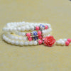 6mm Natural Tridacna Bead Stone Bangle ,Fine White Tridacna 108pcs Beaded Jewelry Bracelets For Woman As Gifts,Can Drop Shipping