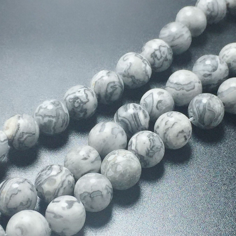 6pcs Wholesale And Retail Natural Dull Polish Matte African Turquoise Howlite Stone Beads For Jewelry Making Necklace Bracelet