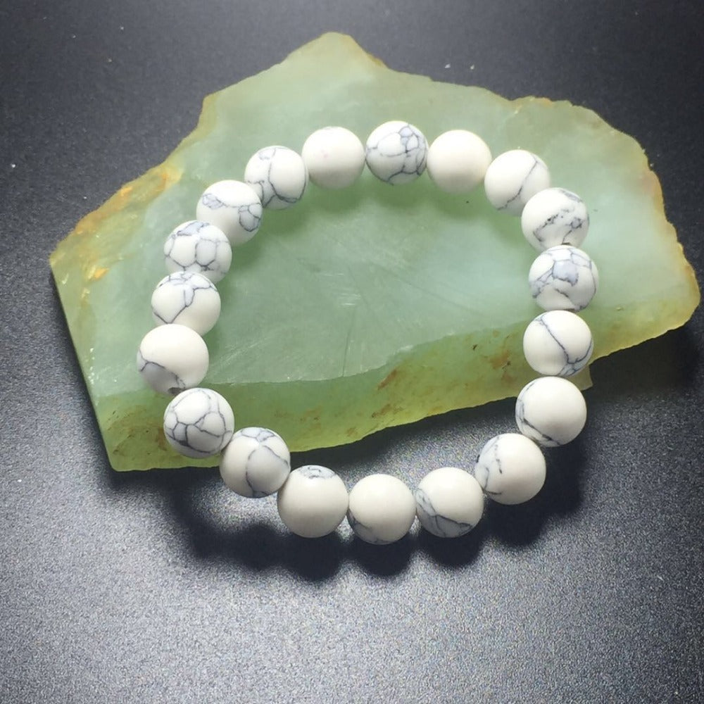 6pcs Wholesale and retail opal Charm Bracelets White Natural Stone Bracelet For Women Pulseiras Boho Jewelry friends Bracelet