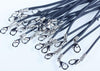 6pcs/lot Wax Rope Chain Necklace Women Men Choker Necklace Black Leather Rope Chain DIY Necklace Jewelry