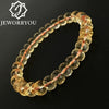 6x9mm Crystal Citrine Bracelet Women Jewelry Bracelets Natural Stone Beads For Jewelry Making Citrine Women Bracelets 2020