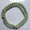 7-8mm natural Myanmar jades necklace natural stone necklace for woman for party   !