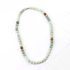 7-8mm natural Myanmar jades necklace natural stone necklace for woman for party   !