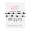 7 Knots Red String Bracelets for Protection Good Luck Amulet for Success Prosperity Handmade Rope Bracelets Lucky Charm Bangles
