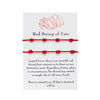 7 Knots Red String Bracelets for Protection Good Luck Amulet for Success Prosperity Handmade Rope Bracelets Lucky Charm Bangles