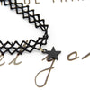 7 Pieces Choker Necklace Set Stretch Velvet Classic Gothic Tattoo Lace Choker Necklaces Pendants Femme Chain Jewelry Gifts 2021