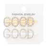 70 Style Headwear For Women Letter Hair Clip Girls Hair Accessories Fashion Charm Cute Rhinestone Gold Silver Queen