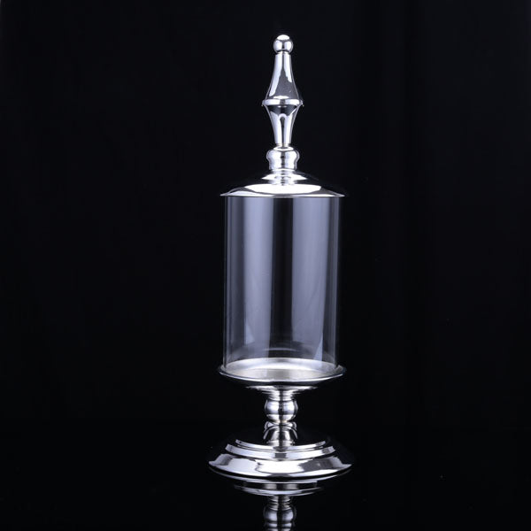 7051 European storage jar lid/cover candy dried fruit nuts spicy herbal metal pot/cans silver plated wedding decoration jewelry