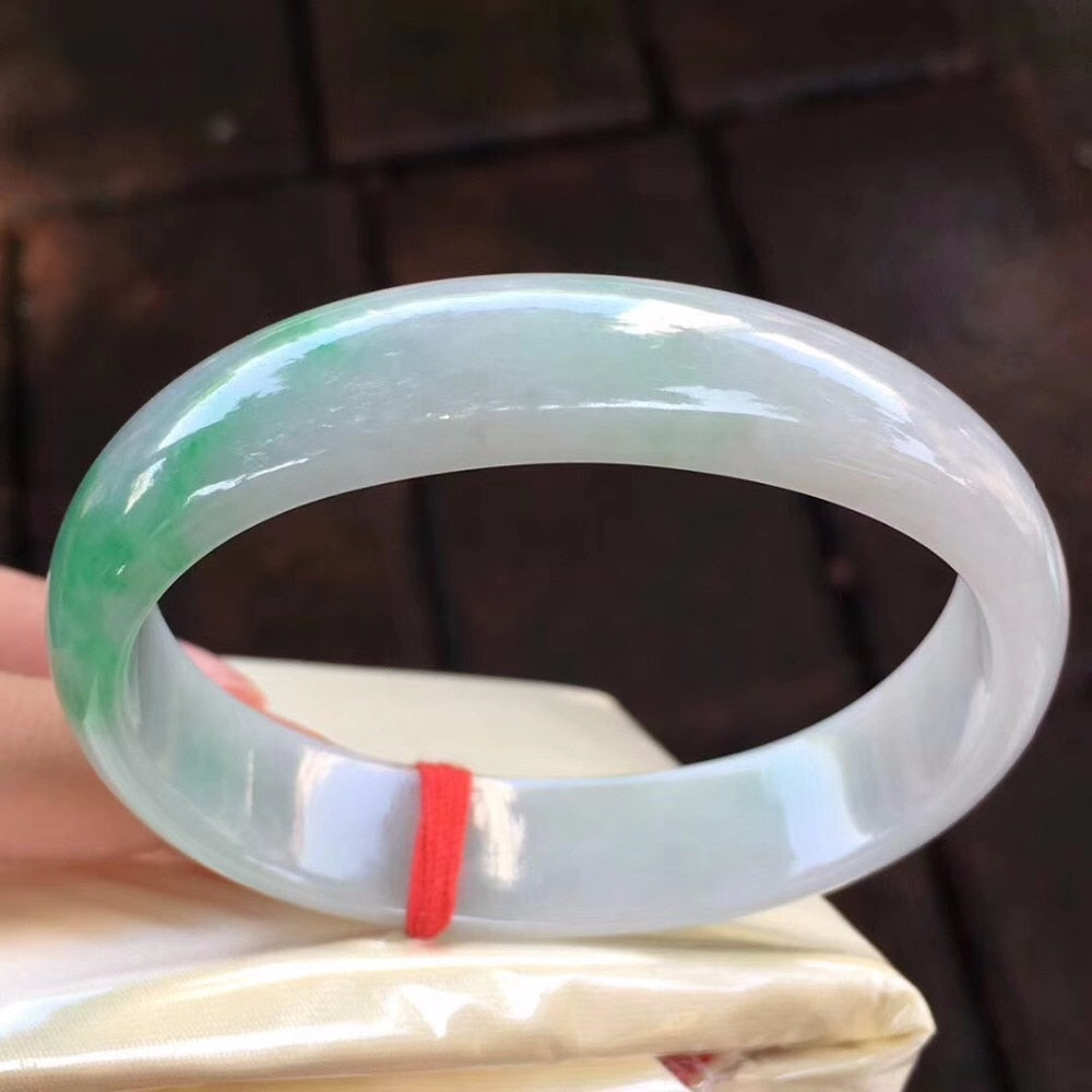 711 Collect Fine Jewelry Jadite Natural burma jade bangle bracelet Burmes jade naturelle jonc myanmar jade bracelet Certificate