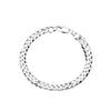 7MM Cuba Chain Men Women's Hand Bracelets  Silver Color Jewelry 2022 Trend  Christmas GaaBou