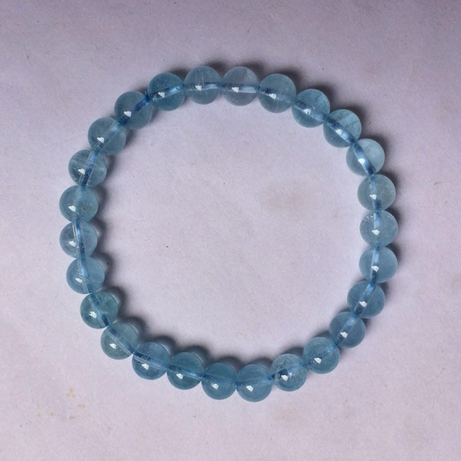 7mm natural Topaz stone beads bracelet natural gemstone bracelet for woman for gift   !