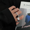 7pcs  Jewelry Rings Set  Selling Metal Alloy Hollow Round Opening Women Finger Ring For Girl Lady Party Wedding Gifts