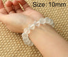 8-12mm Obsidian Natural Stone Bracelet Black Agate Clear Quartz Crystal Bracelet Red Agate Bracelets For Women Six Days Of True