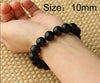 8-12mm Obsidian Natural Stone Bracelet Black Agate Clear Quartz Crystal Bracelet Red Agate Bracelets For Women Six Days Of True