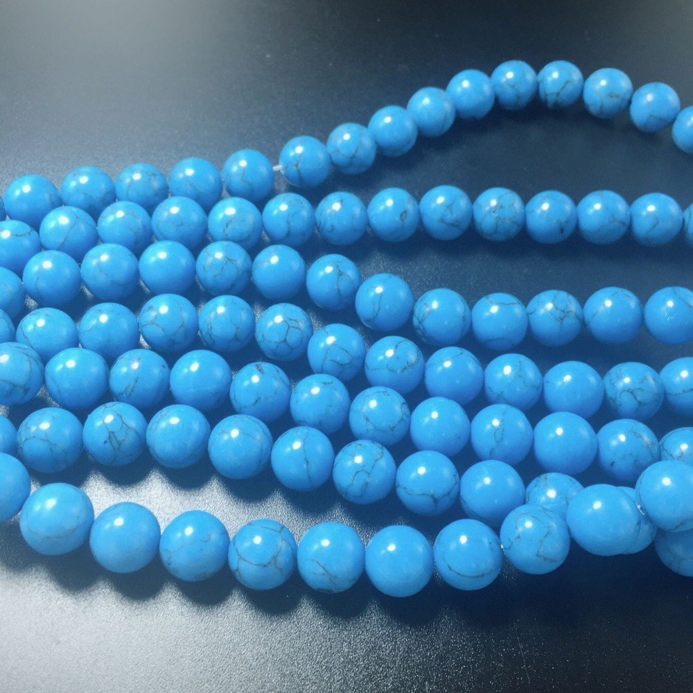 8-12mm Wholesale Natural Stone Beads For White Round Stone Loose Beads Diy Beads For Jewelry Making Bracelet Necklace Yoga Gift