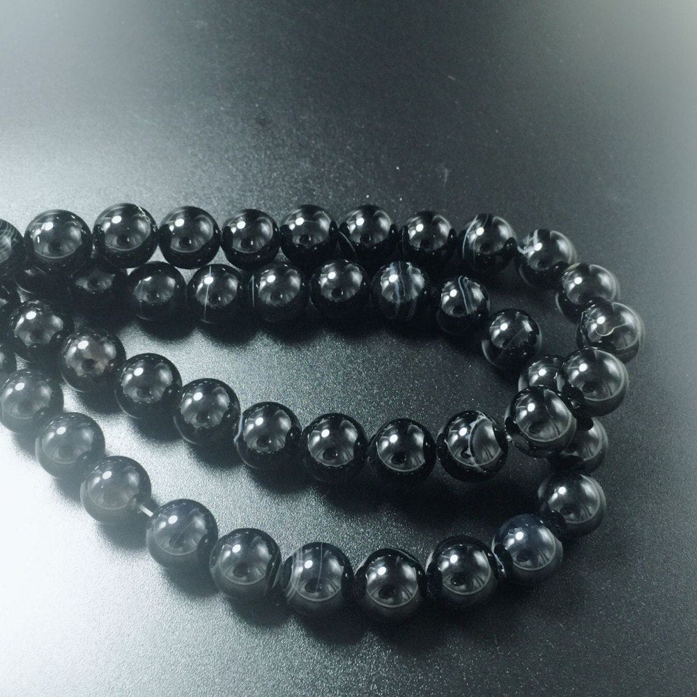 8-12mm Wholesale Natural Stone Beads For White Round Stone Loose Beads Diy Beads For Jewelry Making Bracelet Necklace Yoga Gift