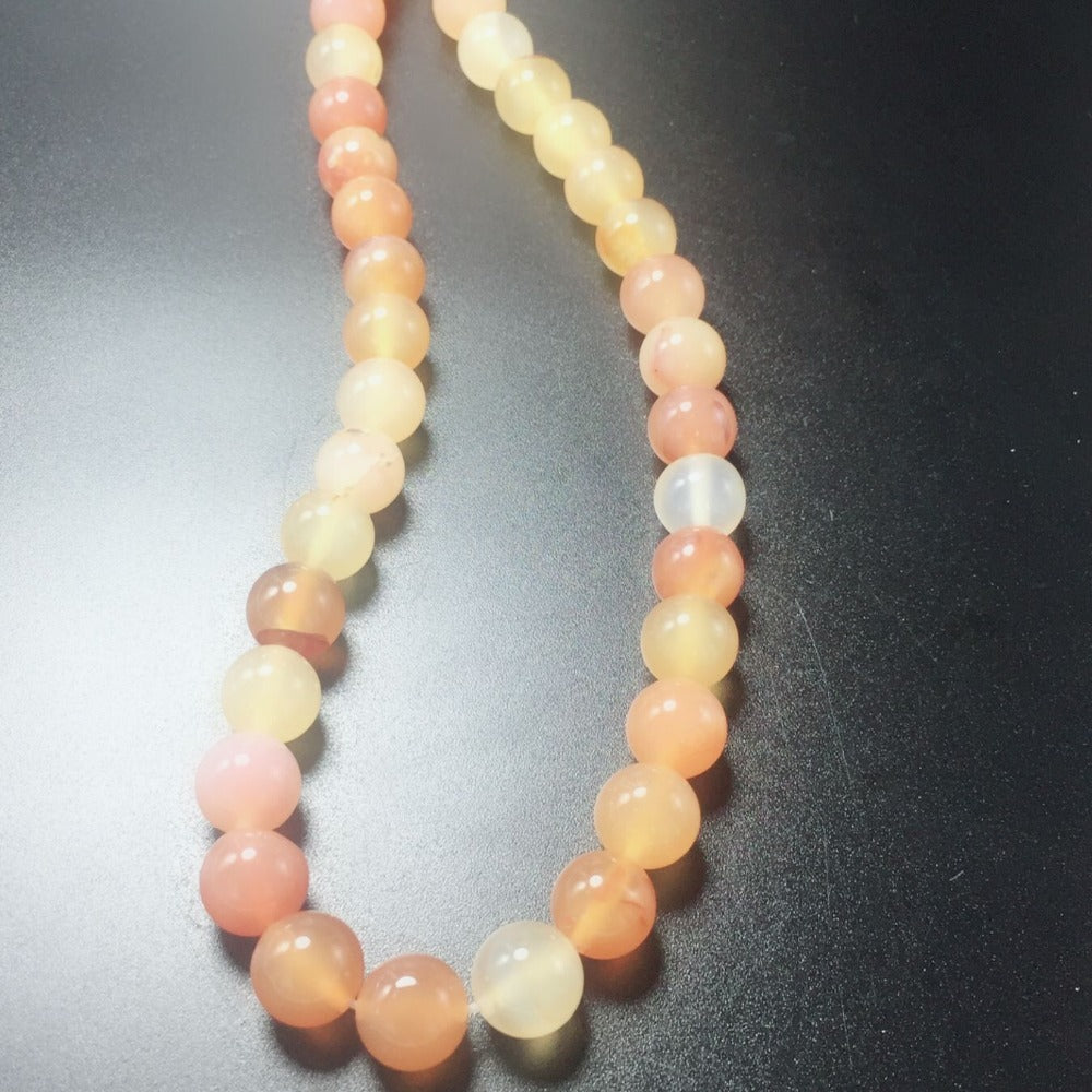 8-12mm Wholesale Natural Stone Beads For White Round Stone Loose Beads Diy Beads For Jewelry Making Bracelet Necklace Yoga Gift