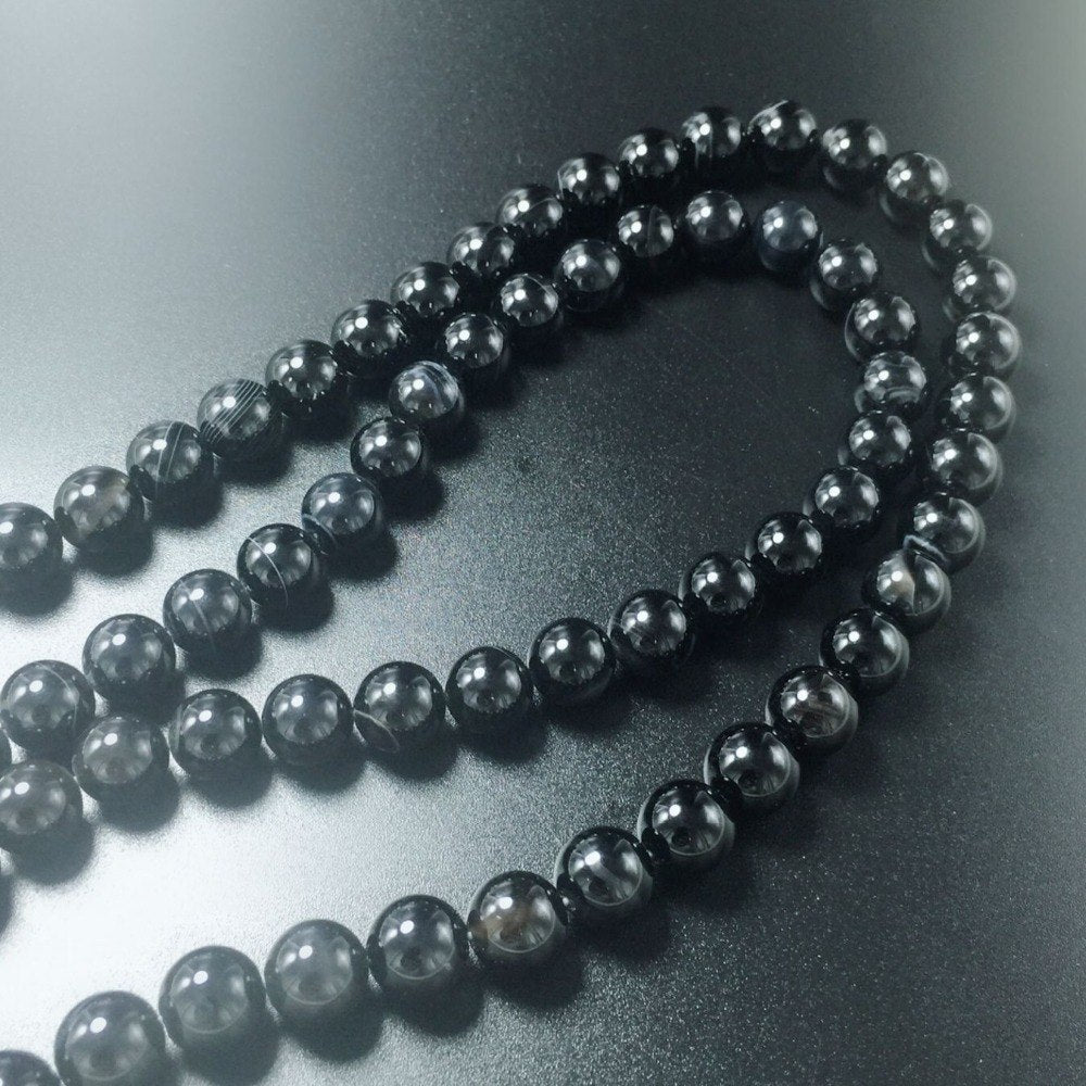 8-12mm Wholesale Natural Stone Beads For White Round Stone Loose Beads Diy Beads For Jewelry Making Bracelet Necklace Yoga Gift