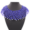 8 Colors Women Jewelry Ethnic Handmade Beads Shawl Style Statement Choker Bib Collar Neckalce for Gift Party