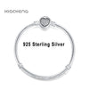 8 Style 100% 925 Sterling Silver Basic Chain Flower Snowflake Shape Clasp Bracelets Fit Charm Beads & Pendants For Women XBB019